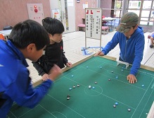 はじいて遊ぼうおはじきサッカー体験会 5/14・28 各(土)
