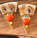 簡単かわいいクリスマスメニュー トナカイピザほか